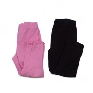 Epic threads 2-pack Pink and Black cropped Leggings